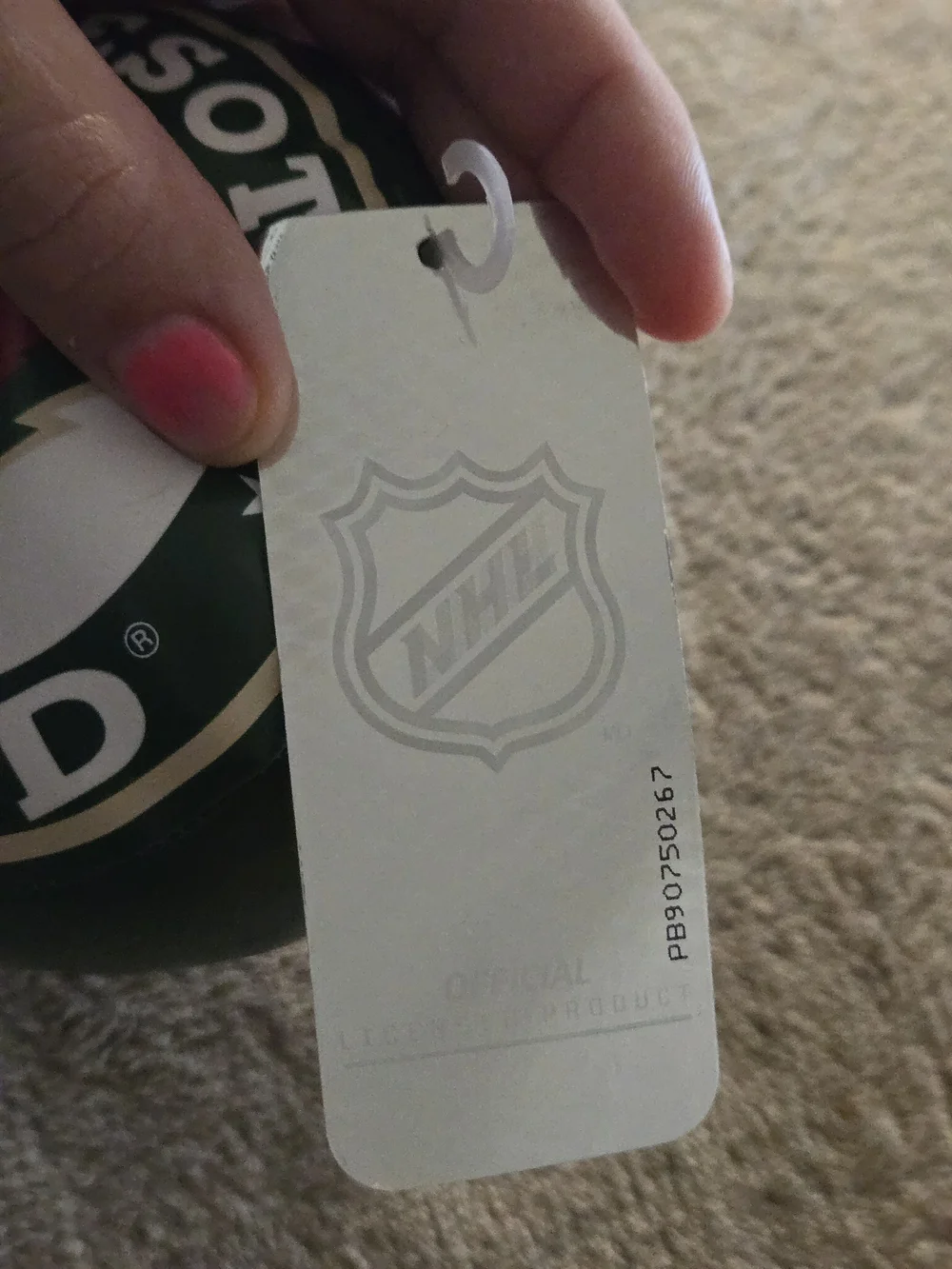 Officially Licensed NHL Minnesota Wild Stuffed Hanging Ornament New